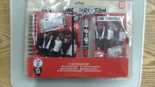 11pcs x Brand new 1 Direction large Notebook deluxe set - rrp £8.99