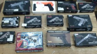 Selection of airsoft BB guns  - retail return - various unknown reasons - Airsoft BB guns - boxed as