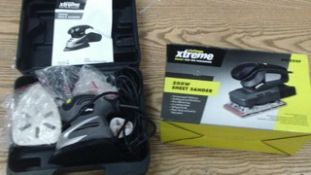 2 x power sanders - tested working - rrp £80 total
