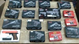 Selection of airsoft BB guns  - retail return - various unknown reasons - Airsoft BB guns - boxed as