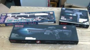 3 large airsoft BB rifles - rrp £100+ retail returns