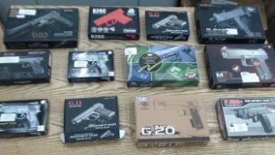 Selection of airsoft BB guns  - retail return - various unknown reasons - Airsoft BB guns - boxed as