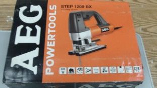 Brand new AEG Jigsaw- 110 V , in carry case - brand new boxed rrp £149
