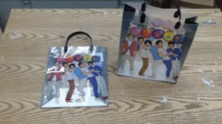 48pcs - Brand new 1 Direction shopper bag  ( design - 2 ) - rrp £3.99 each