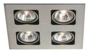 Philips Acamar recessed nickel 4x50W 230V