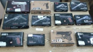 Selection of airsoft BB guns  - retail return - various unknown reasons - Airsoft BB guns - boxed as