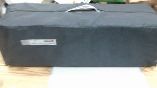 Mamas & papas - easy fold down baby cot - - ex showroom - has small tear in one wall as pictured rrp