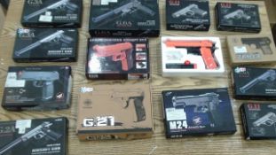 Selection of airsoft BB guns  - retail return - various unknown reasons - Airsoft BB guns - boxed as