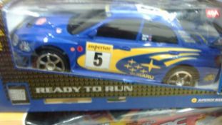 RC Subaru large size 1:10 scale in original packaging