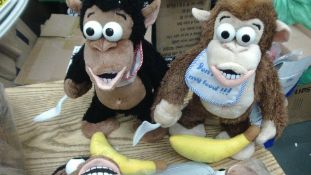 Appx 20 pcs laughing monkey battery operated Toy - brand new