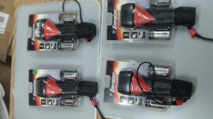 4pcs brand new Energizer heavy duty torches + batteries