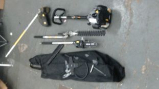 Titan Petrol Multi tool with attachments as pictured - pull cord  works fine