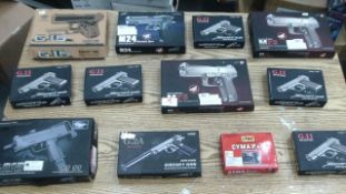 Selection of airsoft BB guns  - retail return - various unknown reasons - Airsoft BB guns - boxed as
