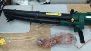 Blower & Vacuum - looks unused - tested power working has a plastic part broken see picture - item