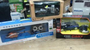 Radio control toy selection -  - boxed in original packaging