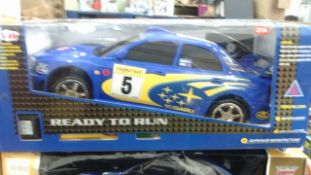 Large Size Subaru Rally racer -  rrp £69.99 boxed in original packaging