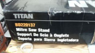 Titan Mitre saw stand - looks unused  - boxed in original packaging