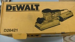 Brand new DeWalt Orbital Sander 110V - rrp £239 - boxed in original packaging -