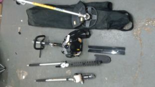 Titan Petrol Multi tool with attachments as pictured - pull cord  works fine