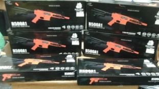 6 x electric bb rifles - rrp £45 each retail return