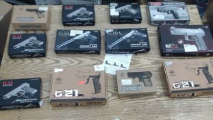 Selection of airsoft BB guns  - retail return - various unknown reasons - Airsoft BB guns - boxed as