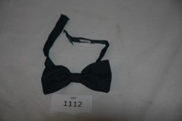 RAKE - knitted silk bow tie colour black