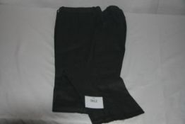 RAKE - trousers colour black/brown 100% cotton zize 34