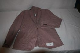 RAKE - angelli-50% cotton 50% wool jacket colour red size 38 retail Â£645