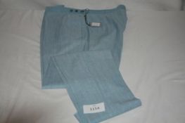 RAKE - trousers colour sky size 38 retail £295