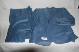 RAKE - suit colour blue jacket size 40 trouser size 34