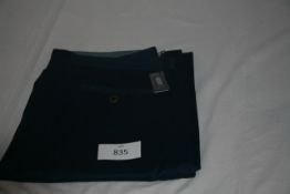 RAKE - chino trousers colour navy size 38