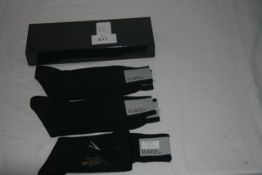 RAKE - 5 pairs of socks colour black size L retail Â£22 per pair