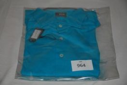 RAKE - shirt colour aqua size 17 retail Â£250