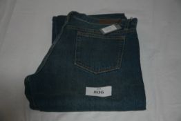 RAKE - jeans colour indigo size 32/34 retail Â£245