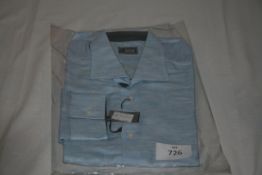 RAKE - shirt colour sky size 17 retail Â£215