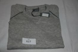 RAKE - cashmere sweatshirt colour grey size Lretail Â£495