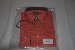 RAKE - shirt colour red size 16 retail Â£285