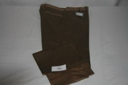RAKE- trousers colour camel size 32