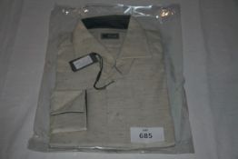RAKE - shirt colour cream size 16 retail Â£175