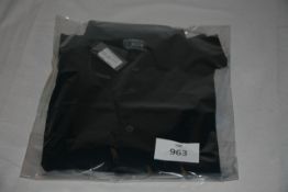 RAKE - shirt colour navy size 17 retail Â£250