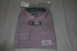 RAKE - shirt colour raspbry size 17 retail Â£215