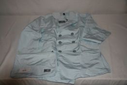 RAKE - double breasted long travel mac colour brown with bag size 44 retail Â£745