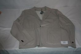 RAKE - ss 13 menswear beige leather single breasted jacket look 2 rake 33