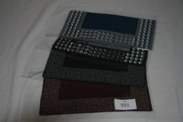 RAKE - pocket handkerchief x 4