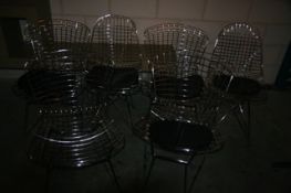5 chairs with 4 cushions (1 chair requires bolts)