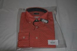 RAKE - shirt colour red size 16 retail Â£285