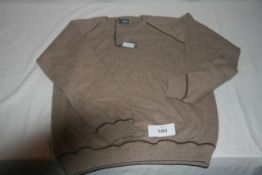 RAKE - cashmere sweatshirt colour brown size L retail Â£495