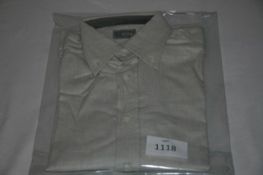 RAKE - shirt colour green size 15 1/2