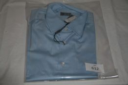RAKE - shirt colour blue size 16 retail Â£175