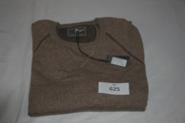RAKE - cashmere sweatshirt colour brown size XL retail Â£495